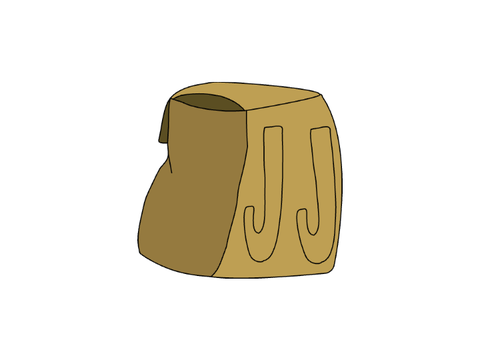 The back of Bear's backpack remix