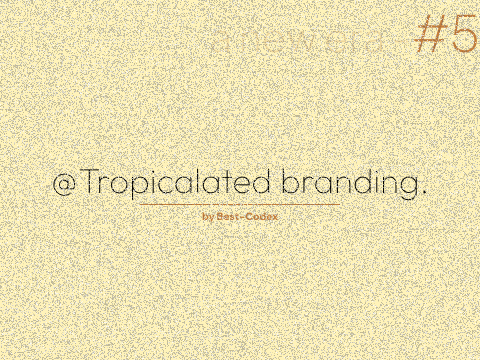 #5 - Branding for @Tropicalated (request)