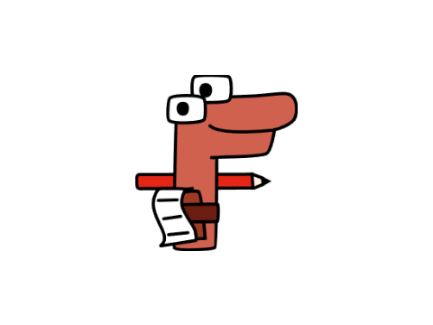 Vectored Romanian Alphabet Lore F Redesign