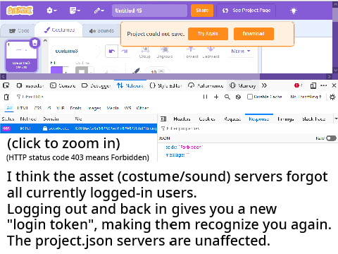 Technical(??) explanation for the project saving bug