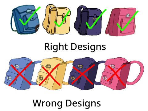 The right and wrong Franklin backpack designs remix