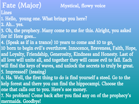 Fate Audition (Attempt XD)