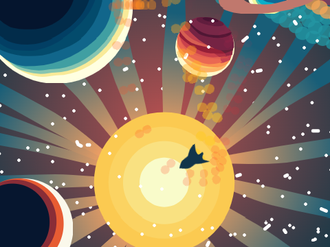Space parallax