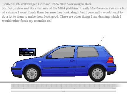 (cancelled) 1998 Volkswagen Golf & 1999 Volkswagen Bora