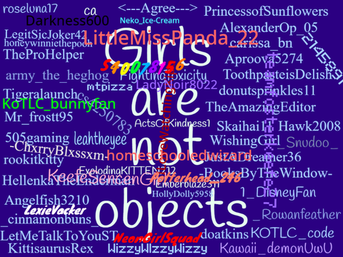 ✨GIRLS ARE NOT OBJECTS✨remix 