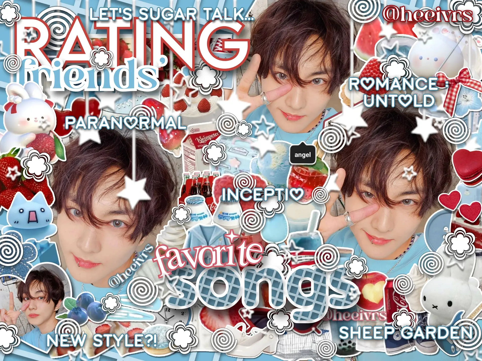 ☆★⠀⠀ʳᵃᵗᶦⁿᵍ⠀﹕⠀friends’⠀favorite⠀songs ⠀ᶻᶻ