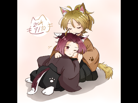 ねこみみイラスト描いた！