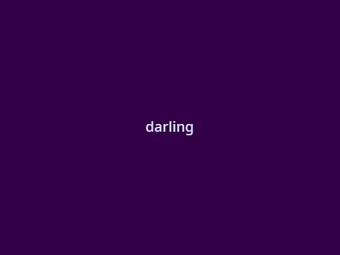 darling ; template