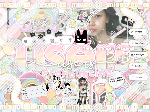 ･ﾟ♡ pronouncing users ! ◞ 