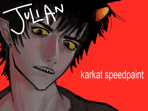 karkat speedpaint : gomenasai