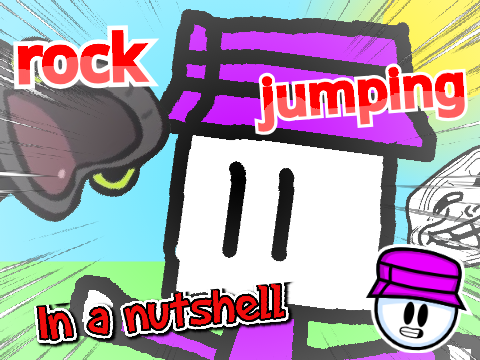 Rock Jumping in a Nutshell l #animations #art #stories #trending #popular #all 