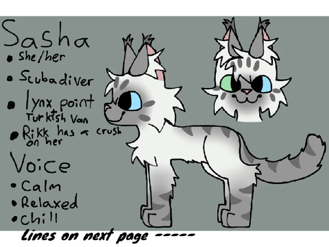 Sasha -  OPEN auditions - for series called deep ( by @tchikenu )