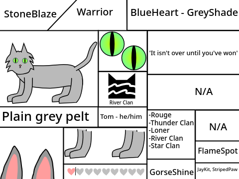 Warrior Cats Template