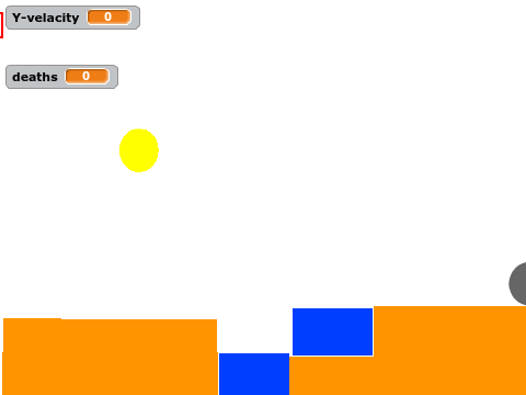 Simple platform game