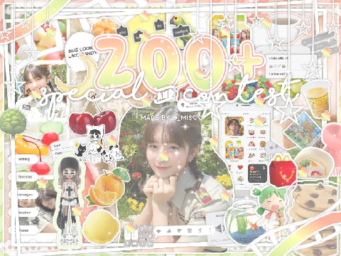  ᝰ.ᐟ。♡⠀: 200+ special + BANNER contest