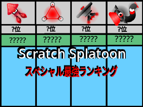 Scratch Splatoon スペ最強ランキング