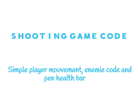 Shooting game code