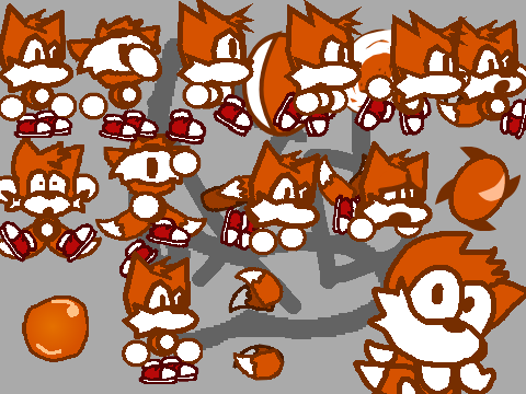 Custom Tails Sprites (For Sonic Rebrand) remix