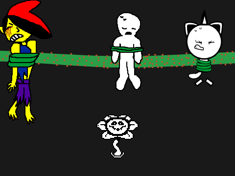 Trapped by Flowey!! (Watch till end)