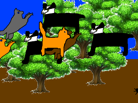 The badger fight 