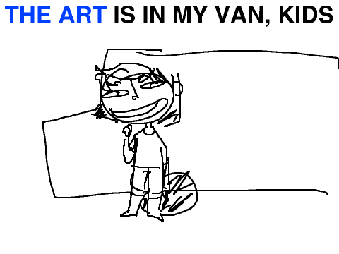 the art is in my van