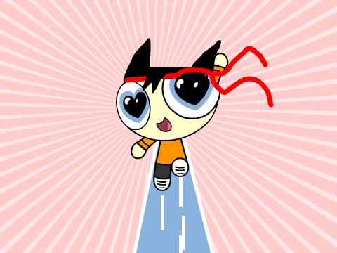 MarkJMD as Cat joins Powerpuff Girls!