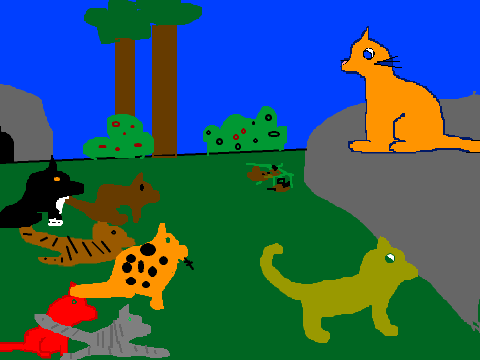 Leafpaw's med cat ceremony 