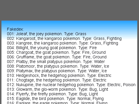 Fakedex