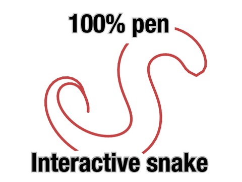 Interactive Inverse Kinematics Creature v1.3 #pen #art #animations