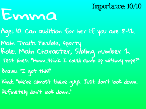 Outcasts; Auditions+Info remix