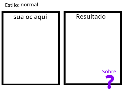 Coloque sua OC e eu irei refazer em meu estilo