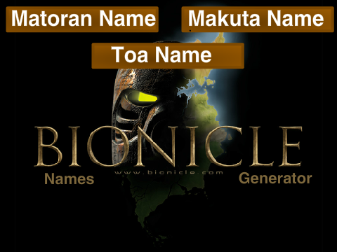 Bionicle Names Generator