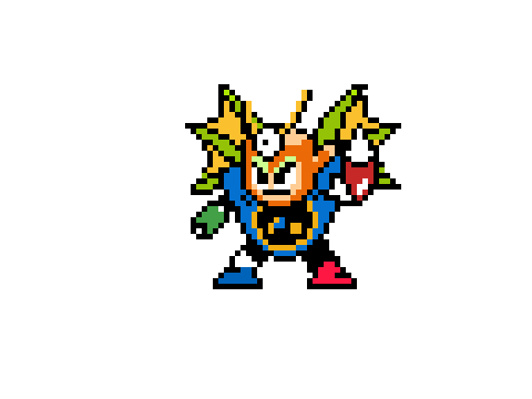 All MegaMan2 Robot Masters + MechaDragon in one