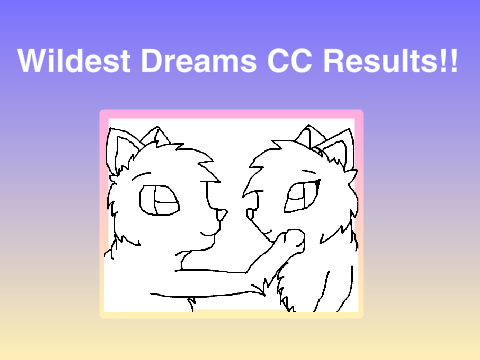 Wildest Dreams CC RESULTS!!