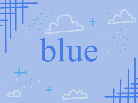 blue