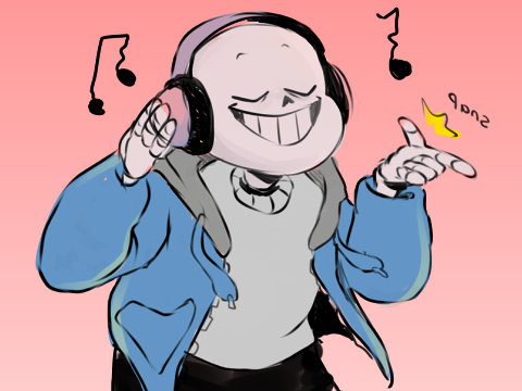 what is sans listening to? remix