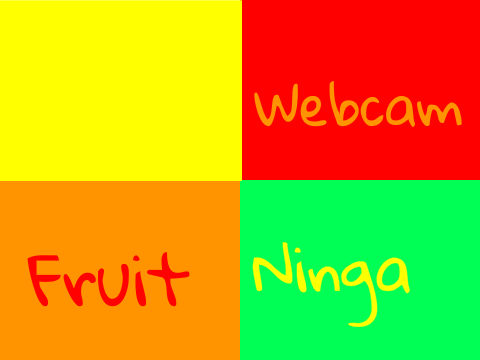 WebcamFruitNinja