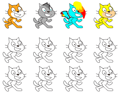 Add yourself as the scratch cat remix remix