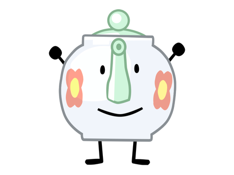 Front facing tea kettle