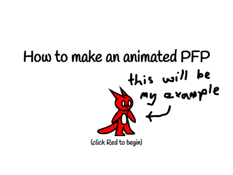 How To Make An Animated PFP (like mine)