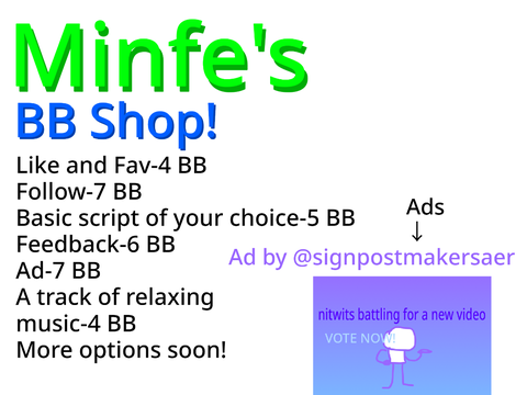 Minfe’s BB Shop!