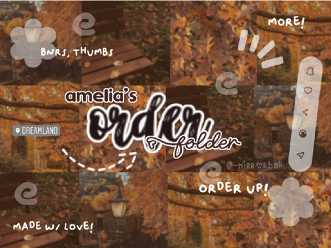 ꒰ྀི order folder ♡