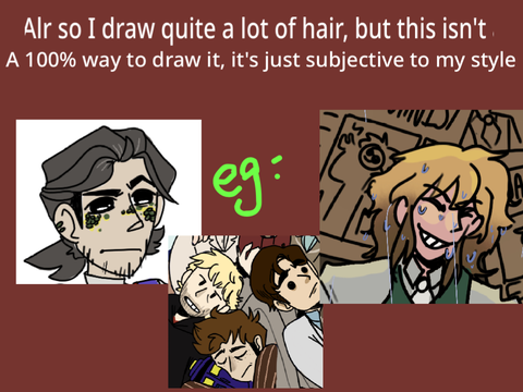 How I do hair (for a buddy pal)