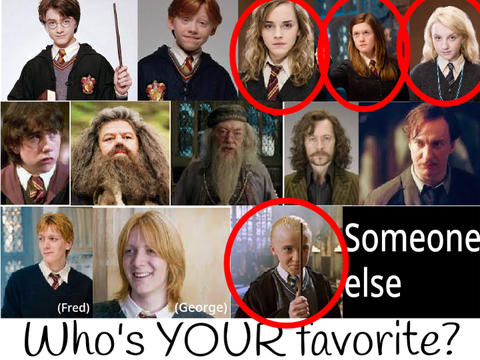 Remix and circle your favorite character! remix