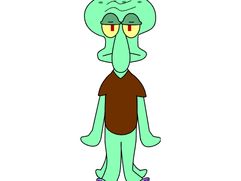 Squidward art