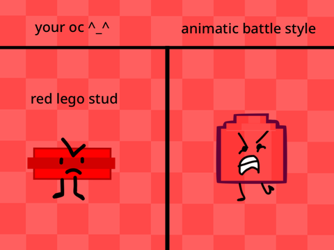 I searched up red Lego stud for this one