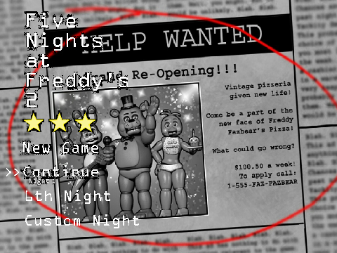 Five Nights at Freddy's 2 Fixed Flashlight