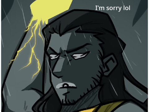 Thunder Bringer but the Rhymes are Swapped