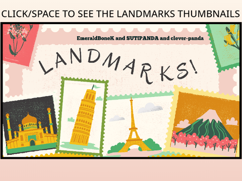 Thumbnail for "Landmarks" - @EmeraldBoneK and @clever-panda and @SUTIPANDA