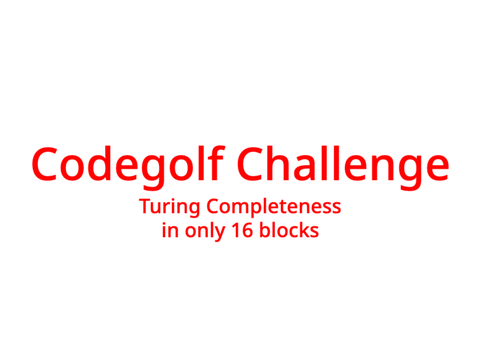 (16 blocks) Turing Completeness, rule 110 in 16 blocks